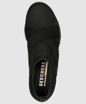 Skechers UNO - CROSS-KNIT Casuals For Women(Black , 4)