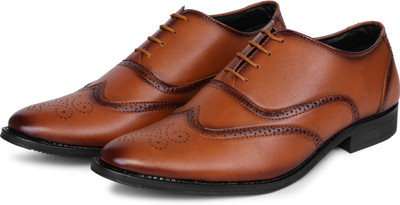 Double five Brogues For Men(Brown , 6)