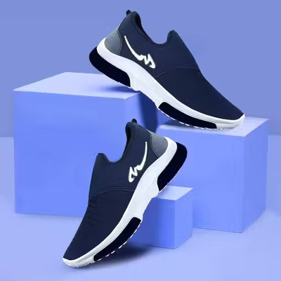 BOKZZON Running Shoes For Men(Navy , 10)