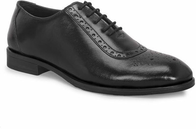MATR LIFESTYLE formal shoes for men Derby For Men(Black , 6)