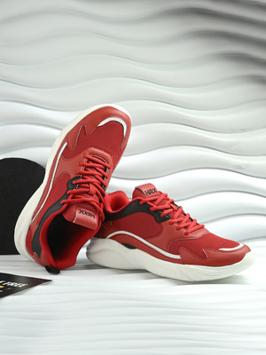 HRX by Hrithik Roshan HX-317 02 Running Shoes For Men(Red, Black , 8)