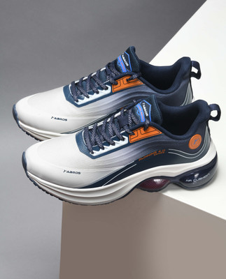 Abros ELM OFFWHITE/NAVY Lace-Ups Running Shoes For Mens Casuals For Men(Off White , 8)