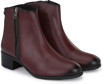 Delize Boots For Women(Burgundy , 6)