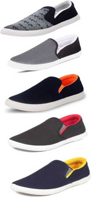 gargcreation Slip On Sneakers For Men(Multicolor , 10)