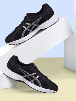 Asics GEL-CONTEND B+ Running Shoes For Men(Black , 8)