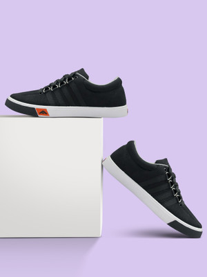 asian SM-162 Walking, Training, Loafers, Canvas, Casual Shoes Sneakers For Men(Black , 8 UK/India)