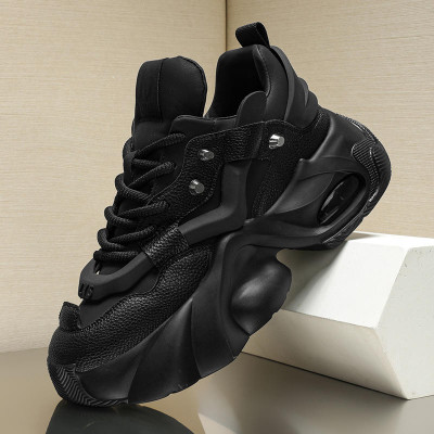 Ifah Casual Lifestyle Sneaker Shoes for Men |Slip-Resistance Sneakers For Men Sneakers For Men(Black , 8)