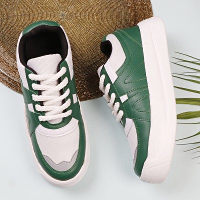 Kraasa Casual Sneaker Shoes For Men, Soft Cushioned Insole Sneakers For Men(Green)