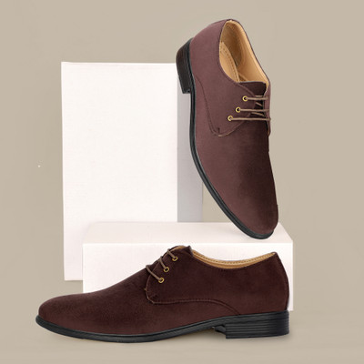 Buxton Formal shoes Derby For Men(Tan, Black, Brown , 6)