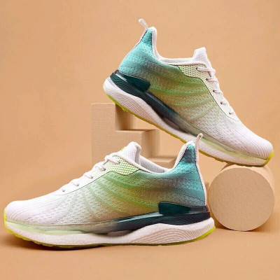 AVANT Rainbow Casual Shoes with Cushioned Insoles and Enhanced Grip Casuals For Men(Green , 7)