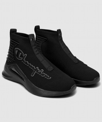 CHAMPION Slip On Sneakers For Men(Black , 8.5)