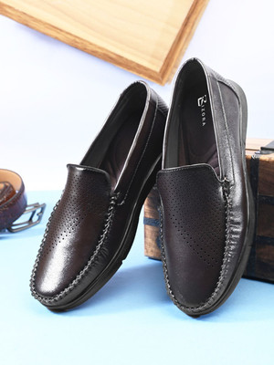 BIZORA B-H1 Loafers For Men(Brown , 8)