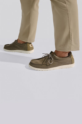 Neemans Canvas Wanderers Sneakers Casual Shoes For Men | Comfortable and Premium Sneakers For Men(Khaki , 7)