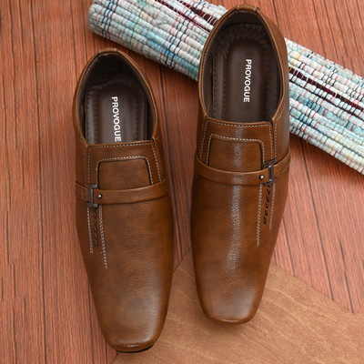 PROVOGUE Slip On For Men(Tan , 10)