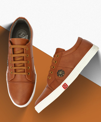 LE GREEM Comfortable|Ultra Light Weight|Breathable Sneakers For Men(Tan , 8)