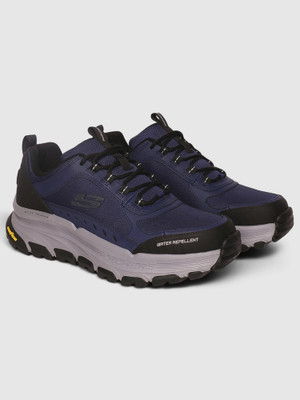 Skechers Mens Trekker Casual Lace-Up Shoe Hiking & Trekking Shoes For Men(Navy , 9)