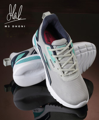asian Firefly-08 Grey Gym,Sports,Walking,Training,Stylish Running Shoes For Women(Grey, Blue , 8)