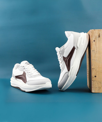 JQR JQR TONY PLUS-2 Sports,Walking,Lightweight,Stylish Sneakers For Men(White, Grey , 7)