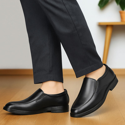 CHADDAMMI Rich Quality|Comfortable|Officewear|Formal Shoe Slip On For Men(Black , 10)