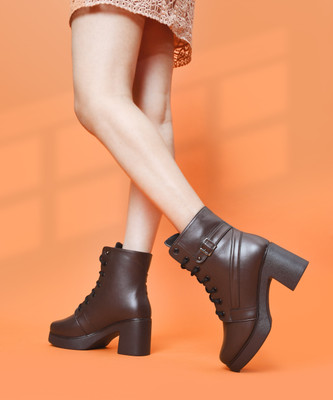 jm looks Exclusive Collection of Stylish Sport Sneakers Shoes & footwears Boots For Women(Brown , 3)