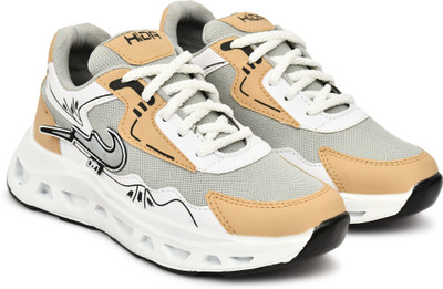 Hida Running Shoes For Men(Tan , 7)