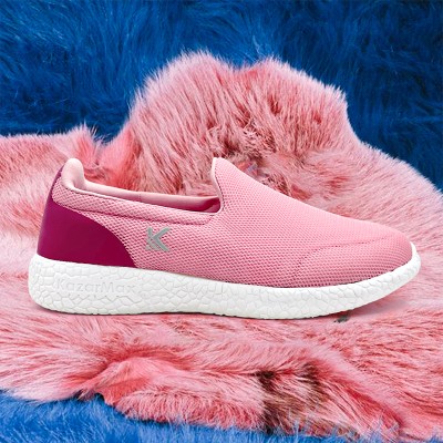 KazarMax Slip On Sneakers For Women(Pink)