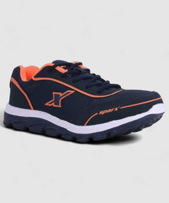 Sparx SM 277 Walking Shoes For Men(Navy, Orange , 6)