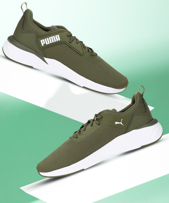 PUMA Erupter Running Shoes For Men(Green , 9)