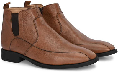 Inflation Men’s Stylish Shoes | Fancy Shoes | Comfortable Footwear | Boots For Men(Tan , 9)