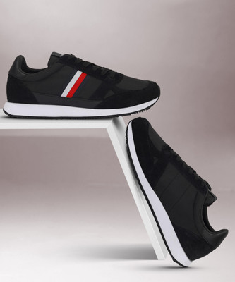 TOMMY HILFIGER Sneakers For Men(Black , 10)