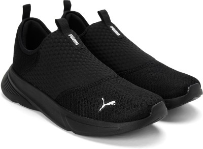 PUMA Puma Melanite Slip on Sneakers For Men(Black)