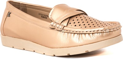 Khadim's Moccasins Driving Shoes For Women(Beige , 3)