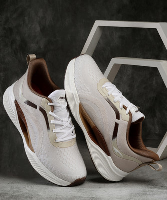 asian Casual Sneaker Shoes For Men|| Soft Cushioned Insole || Metacushion-02 Sneakers For Men(Beige, Brown , 10)