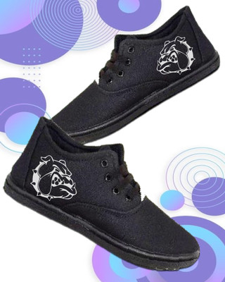 Kenamin Stylish Casual Shoes for Men and kids Casuals For Men(Black, White , 3)