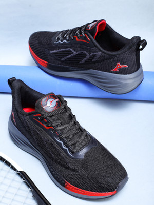 Abros AXON Running Shoes For Men(Black , 7)