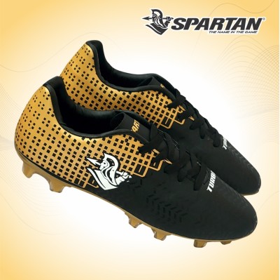 Spartan TURBO Football Shoes For Men(Black , 6)