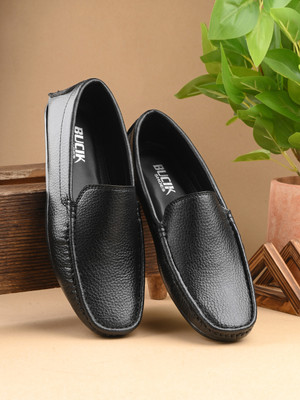 BUCIK BCK10302 Lightweight Comfort Extra Soft Summer Trendy Premium Stylish Party Loafers For Men(Black , 10)