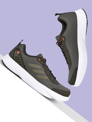 ADIDAS Base-Strike Running Shoes For Men(Green , 9)