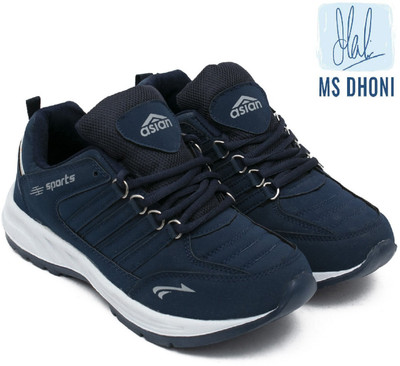 asian Cosko sports shoes for men | Latest Stylish Casual sport shoes for men | running shoes for boys | Lace up Waterproof blue shoes for running, walking, gym, trekking, hiking & party Casuals For Men(Blue, Blue , 9)
