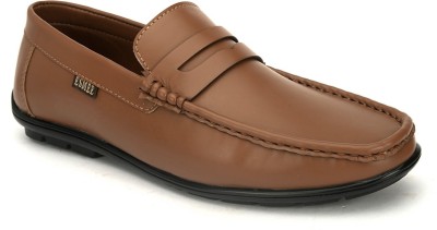 ESMEE Casual Loafers For Men(Tan , 10)