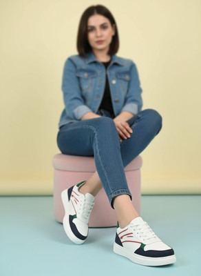 El Paso Colorblock Women Sneakers with Ultra Soft Cushion Lace-Up All-Day Comfort Shoes Sneakers For Women(Multicolor , 8)