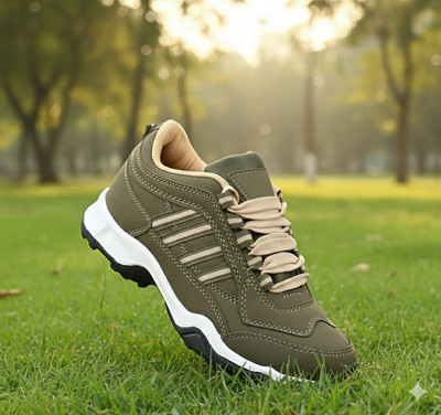 Shoegears Men's Sports Shoes, Lightweight Running and Walking Shoes, Non-Slip Sole Walking Shoes For Men(Green , 6)