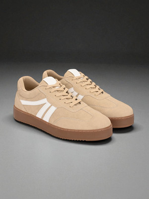 MACTREE Sneakers For Men(Beige , 8)