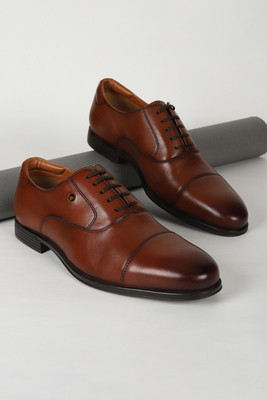 LOUIS PHILIPPE Lace Up For Men(Brown , 9)