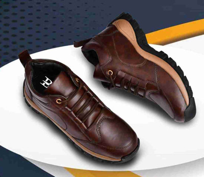 Nisho shoes Boots For Men(Brown , 7)