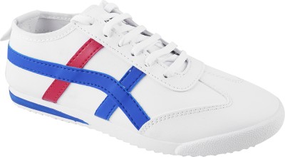 SELFIEE Sneakers For Men(White, Blue, Red)