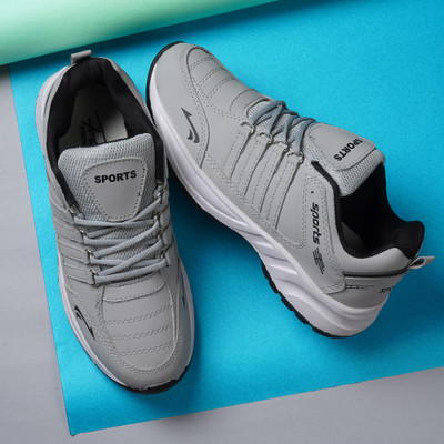 house of common HC-Freesole Grey Premium Running Shoes For Men(Grey , 10)