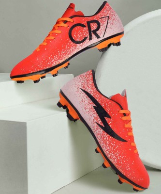 CR7 Juventus CR7 Ronaldo Studs Football Shoes For Men(Orange , 7)