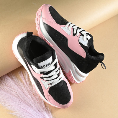 KILLER Lightweight Comfort Trendy Premium Stylish Walking Shoes For Women(Pink , 6)
