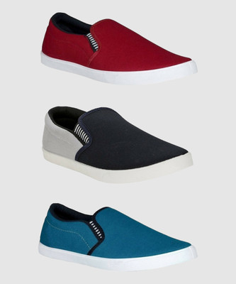 HOTSTYLE 3 Pair Of Casuals For Men(Multicolor ,)